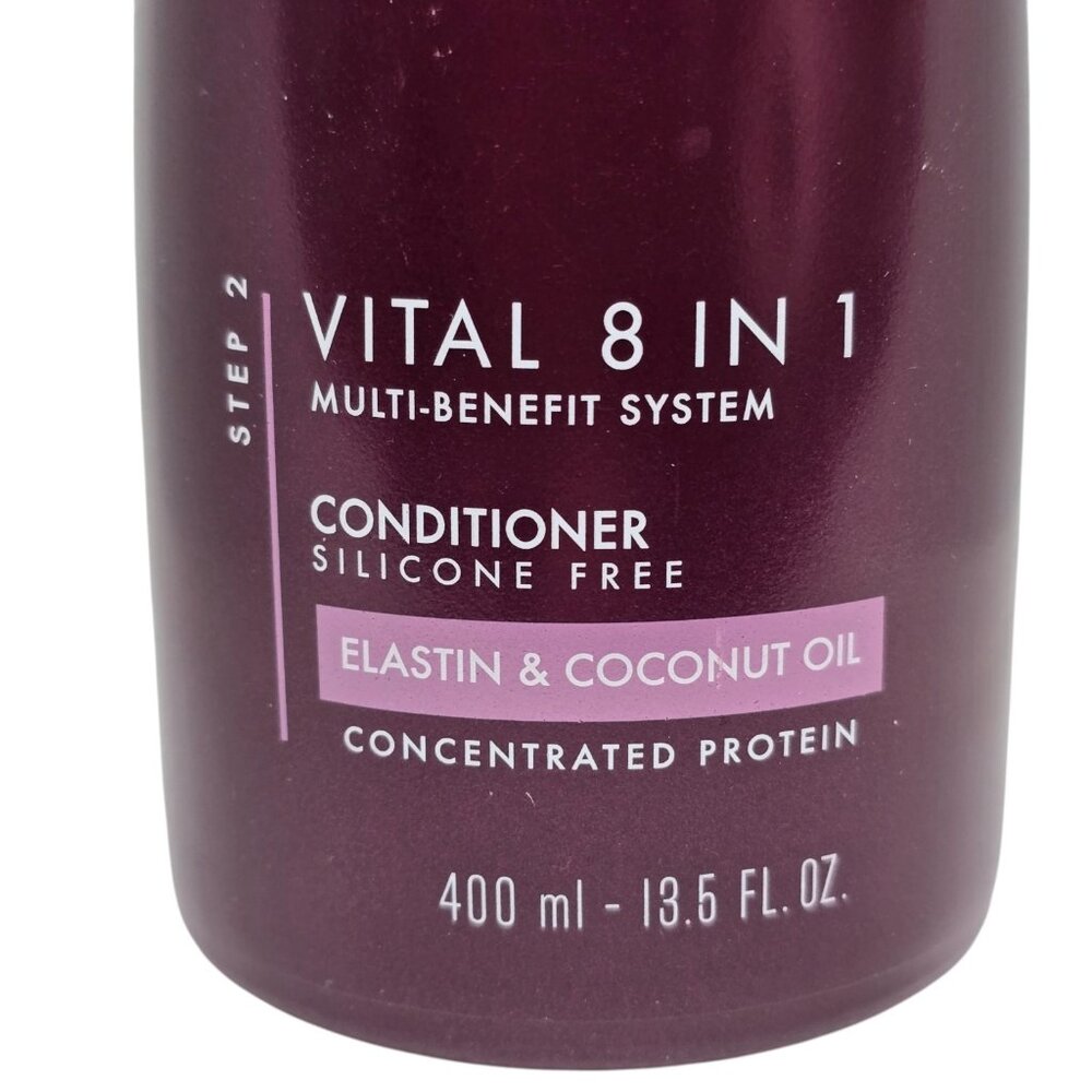 Nexxus Vital 8 In 1 Conditioner 4 Pack 400mL Bottles Silicone Free Elastin & Coc - Picture 4 of 6